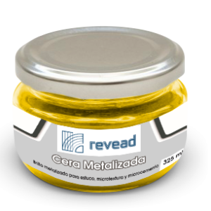 CERA METALIZADA 325ml - para estuco y microtextura