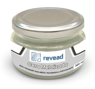 CERA METALIZADA 325ml - para estuco y microtextura